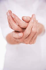 Fototapeta premium Midsection Of Cupped Hands