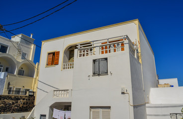 Typical house on Santorini Island, Greece