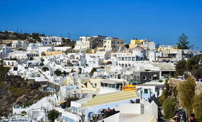 Landscape of Santorini Island, Greece