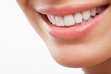 Obraz premium Woman Smiling With Prefect White Teeth