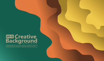 Dynamic style background design with fluid color gradient elements