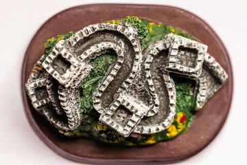 grande muralha da china em miniatura