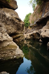 rock in the river