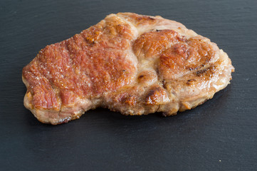 fresh tasty meat steak from the pig