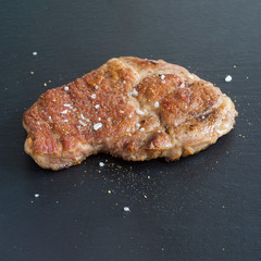 fresh tasty meat steak from the pig