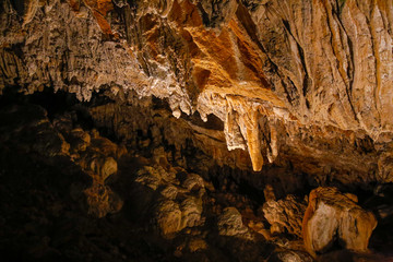 Interior of the cave cave of Mendukilo. Navarre