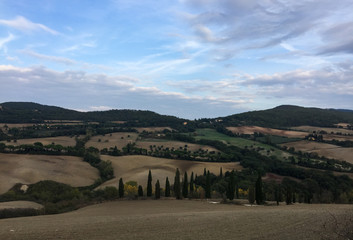 Beautiful landscape with wave hills