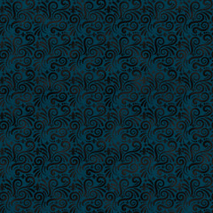 Fleur De Lis Seamless Pattern - Foil repeating pattern design on lightly textured background © Mai