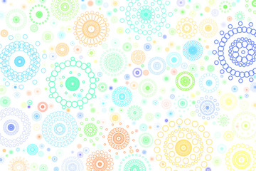 Abstract geometric pattern, colorful & artistic shapes for graphic design, catalog, illustration, graphic resources or background.