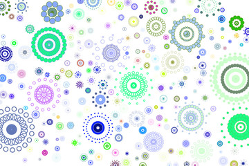 Abstract geometric pattern, colorful & artistic shapes for graphic design, catalog, illustration, graphic resources or background.