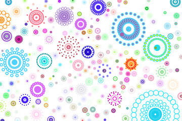 Abstract geometric pattern, colorful & artistic shapes for graphic design, catalog, illustration, graphic resources or background.