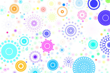 Abstract geometric pattern, colorful & artistic shapes for graphic design, catalog, illustration, graphic resources or background.