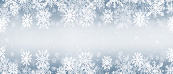 Fototapeta na wymiar Gray blue abstract background. white stars and snowflakes blurred beautiful shiny lights. use for Merry Christmas /happy new year wallpaper backdrop and your product.