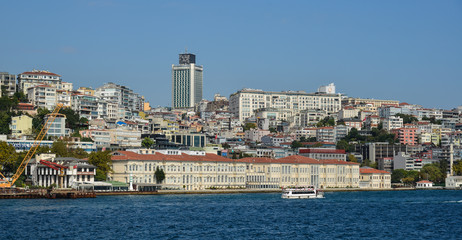 View of the Istanbul waterfront