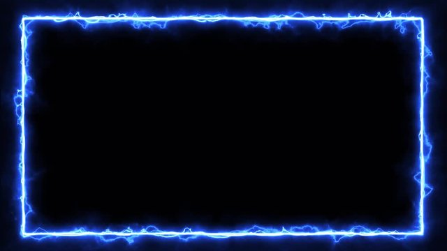 Abstract Energy Frame Background Loop/ 4k animation of an abstract background frame with power laser energy shining and seamless looping