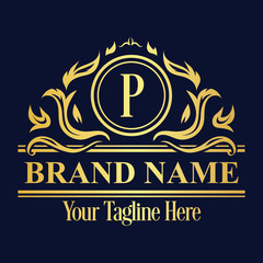 Gradaint Alphabet Luxurious logo, Vintage ornamental luxury logo design template: 100% vector best for t shirt, pillow,mug, sticker and other Printing media