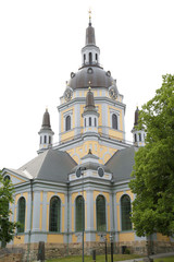 Fototapeta na wymiar Church of Catherine, one of the major churches in central Stockholm, Sweden