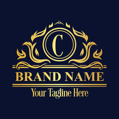 Gradaint Alphabet Luxurious logo, Vintage ornamental luxury logo design template: 100% vector best for t shirt, pillow,mug, sticker and other Printing media