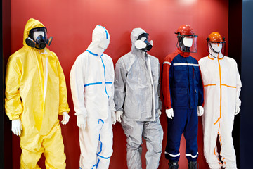 Work protective clothing for industry - obrazy, fototapety, plakaty