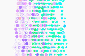 Abstract geometric pattern, colorful & artistic shapes for graphic design, catalog, illustration, graphic resources or background.