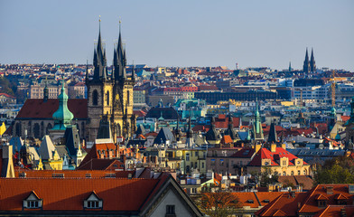 Obraz premium Cityscape of Prague, Czechia