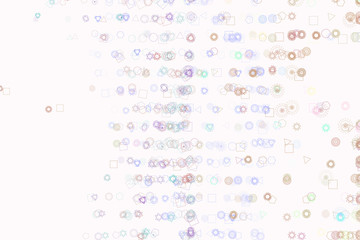 Abstract geometric pattern, colorful & artistic shapes for graphic design, catalog, illustration, graphic resources or background.