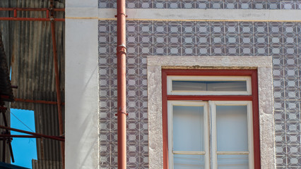 Arquitectura colorida en la capital de Portugal, Lisboa