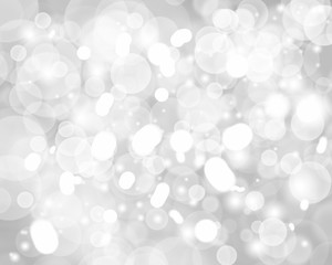 Gray abstract background. white bokeh blurred beautiful shiny lights. use for Merry Christmas /happy new year wallpaper backdrop and your product.