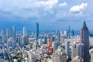 Fototapeta na wymiar Nanjing City, Jiangsu Province, urban construction landscape