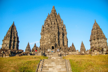 The beautiful prambanan temples. Indonesia