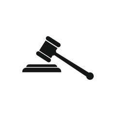 Gavel Logo, gavel icon vector. symbol for web site Computer and mobile vector.