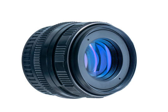Camera lens adjusting aperture and zoom in and out