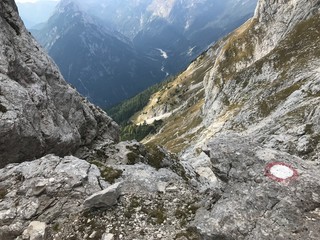 Julian Alps, near Mala Mojstrovka peak in Slovenia