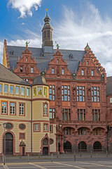 Obraz premium Historic old town hall of Frankfurt