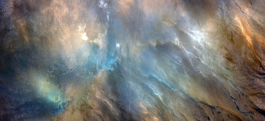 stardust,  abstract photography of the deserts of Africa from the air. aerial view of desert...