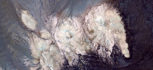 the cold wave,  abstract photography of the deserts of Africa from the air. aerial view of desert...