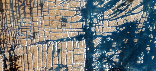 the mental labyrinth,  abstract photography of the deserts of Africa from the air. aerial view of...