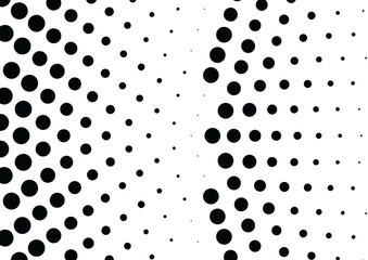 Abstract halftone dotted background. Futuristic grunge pattern, dot and circles.  Vector modern optical pop art texture for posters, sites, business cards, cover, postcards, labels, stickers layout.