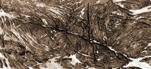 magnetic fields,  abstract photography of the deserts of Africa from the air. aerial view of desert...