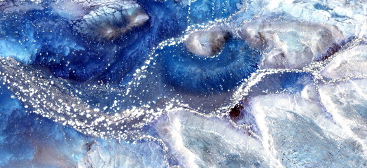 stardust,  abstract photography of the deserts of Africa from the air. aerial view of desert...