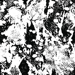 Fototapeta premium Full Seamless Onamental Snake Animal Skin Pattern Vector. Snake leather design for textile fabric print. Snake leather pattern for bag, shoes, tight, dress and fabric printing.