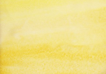 Yellow watercolor background. Blurred spots and lines. Pastel light shades. © Olirina