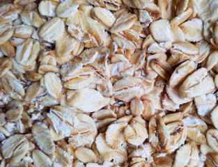Photography of oatmeal pattern for food background