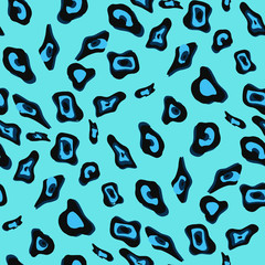 Full seamless leopard cheetah animal skin pattern. Design for kids textile fabric printing. Suitable for fashion use.
