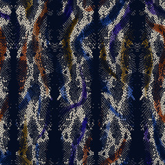 Snake skin print animal leather seamless pattern. Abstract snake texture background. Decorative python ornament for textile fashion fabric design.