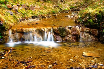 waterfall in forest