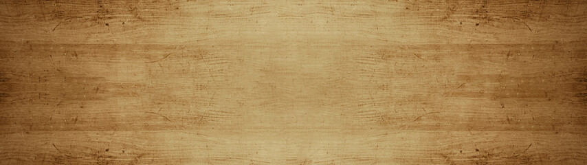 Fototapeta premium old brown rustic light bright wooden texture - wood background panorama banner long