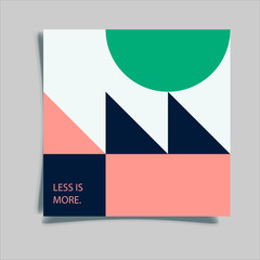 Cover design template for annual report. Abstract modern vector illustration. Cover presentation on a4. Abstract presentation templates. Flyer text font. Ad flyer text. White a4 brochure cover design