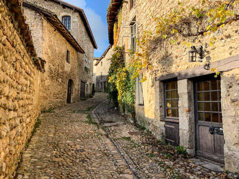 French medieval town Perouges