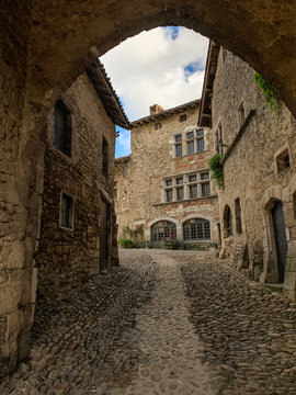 French medieval town Perouges